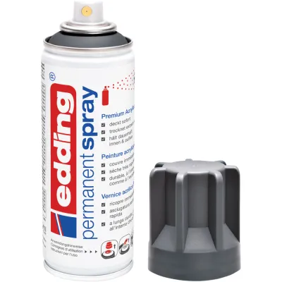 Spray vopsea acrilica Edding 5200, antracit mat, 200 ml, uscare rapida BPTCED5200926
