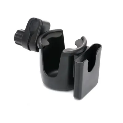 Suport de pahar si telefon pentru carucioare, black Fillikid