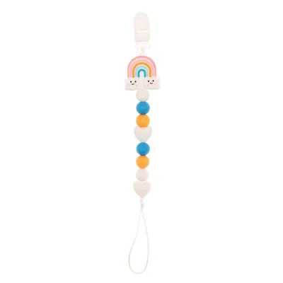 Colier pentru suzeta din silicon - Coccorito, Rainbow