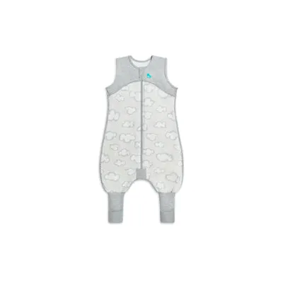 Love to Dream, sac de dormit cu picioruse si maneca scurta, 0.2 TOG, 4 Ani, Grey - Love to Dream