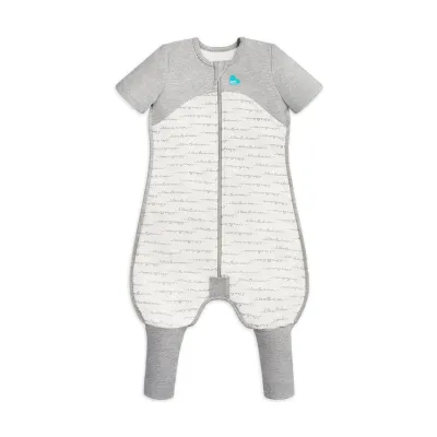 Love to Dream, sac de dormit cu picioruse si maneca scurta, 1 TOG, 3 Ani, Weiss