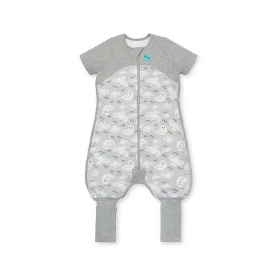 Love to Dream, sac de dormit cu picioruse si maneca scurta, 1 TOG, 4 Ani, Grey