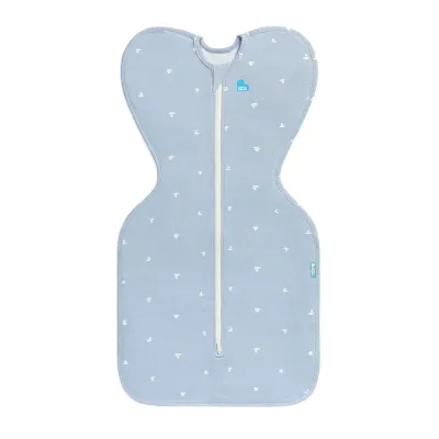 Love to Dream sac de dormit pentru infasat Swaddle Up, Mist Blue,  S, 3.5-6kg, 1 TOG