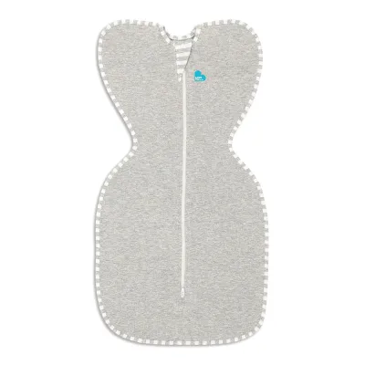 Love to Dream sac de dormit pentru infasat Swaddle Up, gri, Nou-nascut, 2,2-3,8kg, 1 TOG