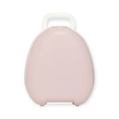 Olita portabila cu capac si maner My Carry Potty, Roz pal