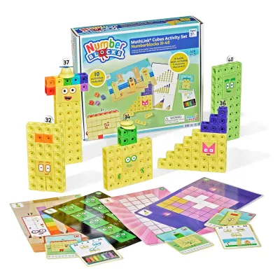 Mathlink&reg;cubes numberblocks&reg; in engleza set de activitati de la 31-40