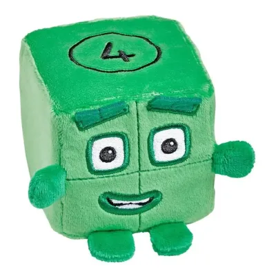 Mini mascota din plus numberblocks&trade; blocklets&trade; - patru