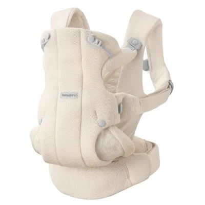 Baby Bjorn - Marsupiu ergonomic Baby Carrier Hold, Cream, Airy Mesh