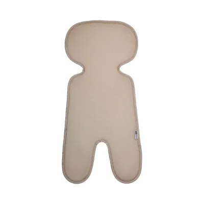 Insert antitranspiratie pentru scaun auto, FreeON, Din plasa respirabila 3D, Universal, Beige BYN88780