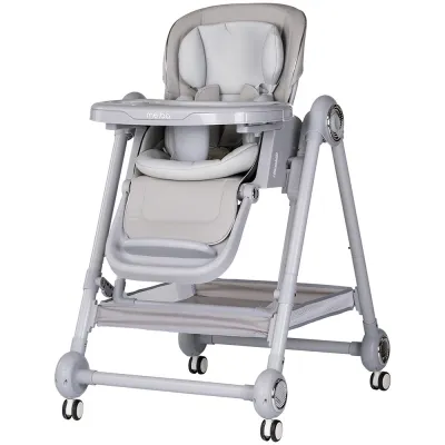 Scaun de masa Chipolino Melba 2 in 1 platinum HUBSTHME0261PL