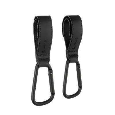 Set 2 agatatori pentru carucior, Jane, Fixare pe cadru, multifunctionale, Black BYN8420421091470