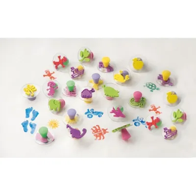 Set 20 stampile cu maner - okepb2800004