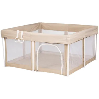 Tarc de joaca Chipolino Vibe 120x120 cm beige HUBKOIVI0252BE
