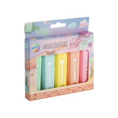 Set 5 markere pastel