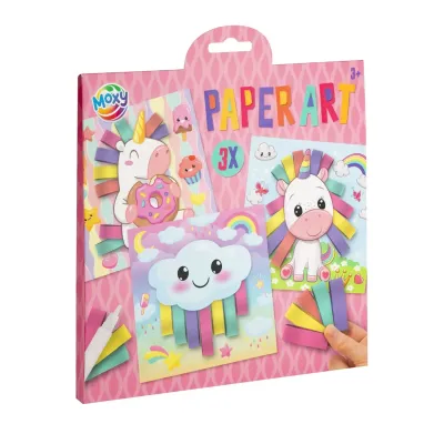 Set creativ 3d cu hartie - unicorn