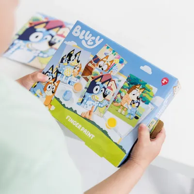 Set pictura cu degetele - bluey