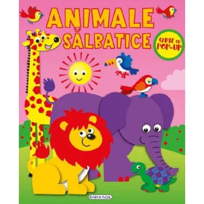Carte cu pop-up - animale salbatice