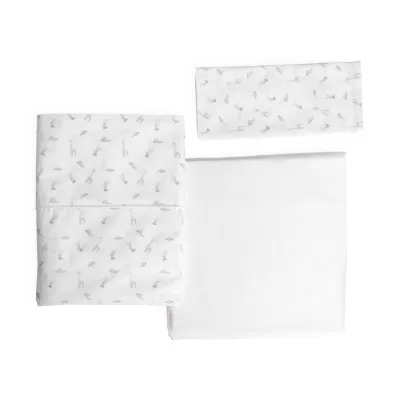 Set lenjerie din bumbac pentru patut Chicco Next2Me Forever, Cloud, 0 luni+ CHC0113091-8