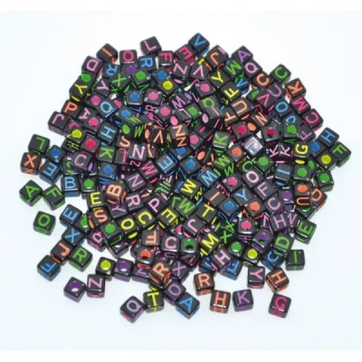 Margele alfabet neon 300 - okepb2471279