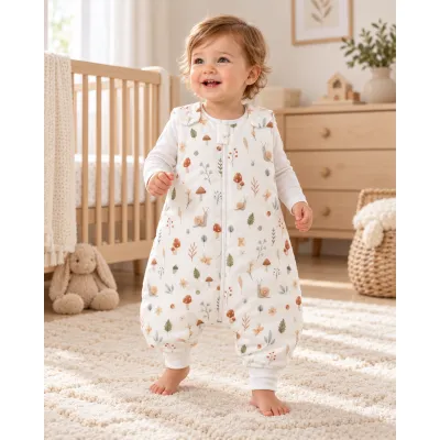 Sac De Dormit Cu Picioare, Bumbac 2.5 Tog, Comori Din Natura, Marimea S, 6-24 Luni ,   Amy Pjb84982