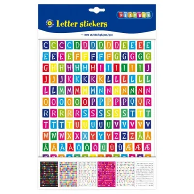 Set 1100 abtibilduri cu litere - okepb2471267