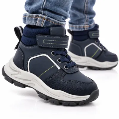 Ghete sport pentru baieti, model mountain, bleumarin ad26
