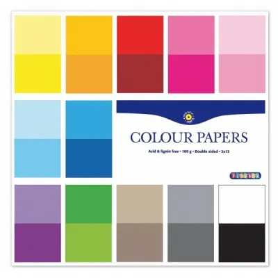 Set carton colorat 24 coli - okepb2471156