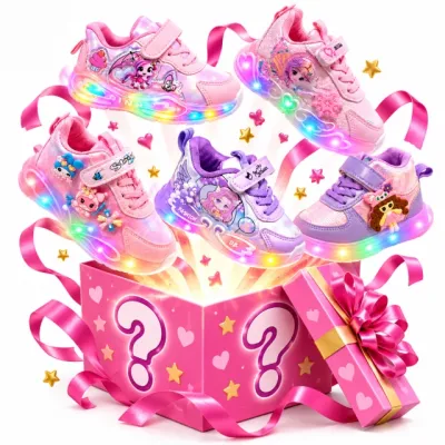 Mistery box - adidasi cu luminite pentru fetite, modele diverse ad31-501-mistery