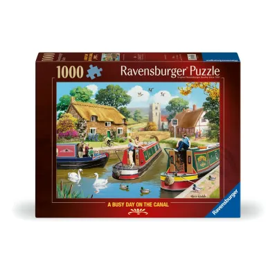 Ravensburger - Puzzle o zi agitata pe canal 1000 piese - ARTRVSPA01521