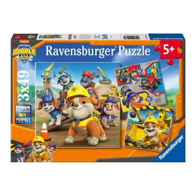 Ravensburger - Puzzle Rubble si echipa lui 3x49 piese - ARTRVSPC04168