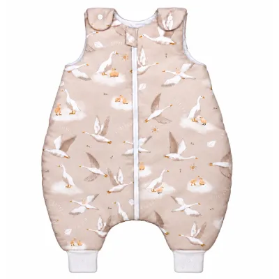 Sac De Dormit Cu Picioare Amy Gae Tele Calatoare, Bumbac, 2.5 Tog, Marimea S (80-86cm), 62x50cm ,   Cu E Osete Integrate Pjb85714