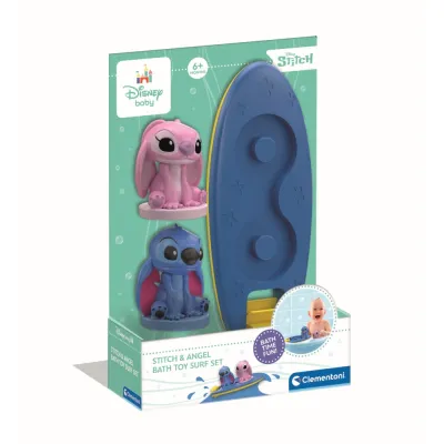 Clementoni - Placa de surf plutitoare cu figurine Stitch si Angel - ARTCL17627