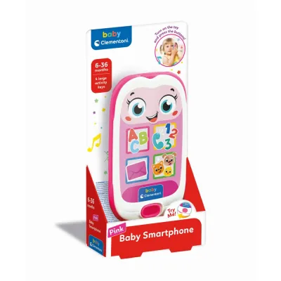 Clementoni - Smartphone roz interactiv cu multe efecte de sunet - ARTCL17939