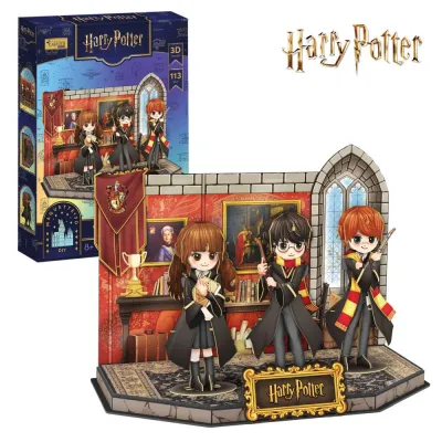Cubic Fun - Puzzle 3D Harry Potter sala comuna Gryffindor 113 piese - ARTCU540315