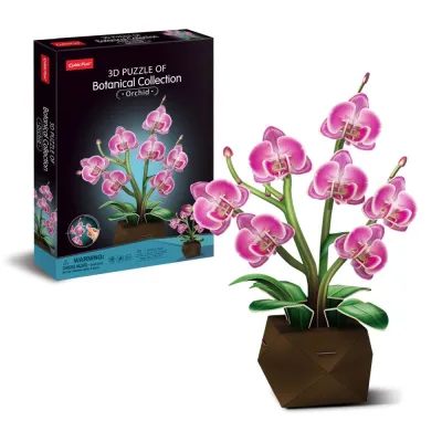 Cubic Fun - Ghiveci 3D cu orhidee 85 piese - ARTCUP872h