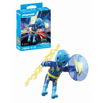 Playmobil - Jucarie de rol Supereroul fulger - ARTPM71836
