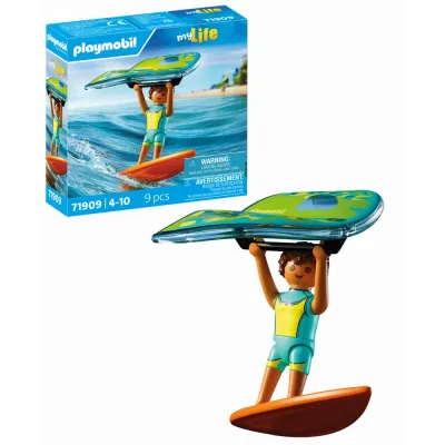 Playmobil - Jucarie de rol Surfing cu zmeu - ARTPM71909
