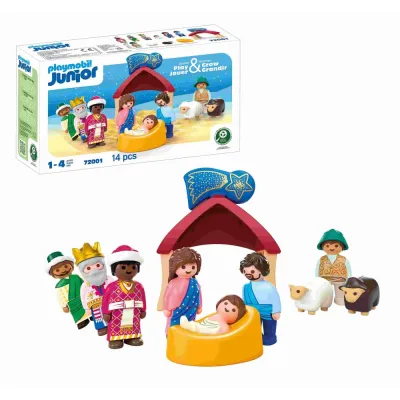 Playmobil - Junior Scena de Craciun nasterea Domnului - ARTPM72001