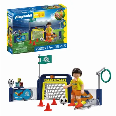 Playmobil - Jucarie de rol arena de antrenament fotbal - ARTPM72057