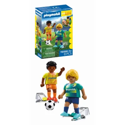 Playmobil - Jucarie de rol set 2 fotbalisti - ARTPM72058