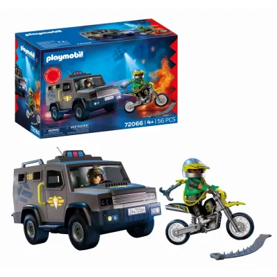 Playmobil - Promo Pack Unitatea de politie tactica - ARTPM72066