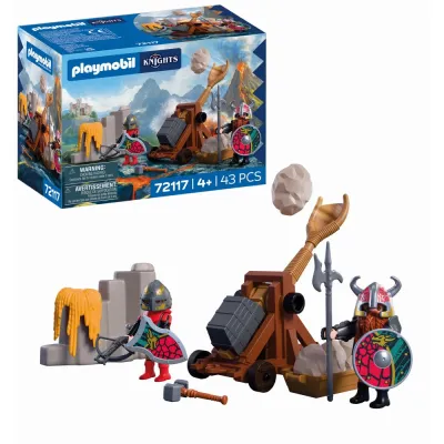 Playmobil - Jucarie de rol Catapulta cavalerilor Dragon - ARTPM72117