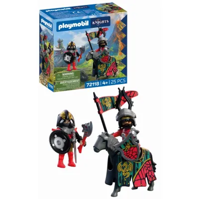 Playmobil - Jucarie de rol Conducatorul cavalerilor Dragon - ARTPM72118