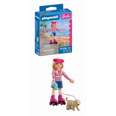 Playmobil - Barbie in stil Malibu la plimbare pe role - ARTPM72126