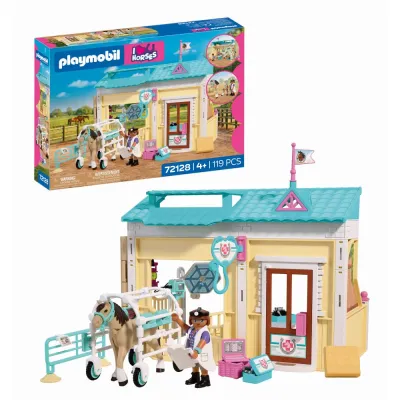 Playmobil - Jucarie de rol Clinica veterinara - ARTPM72128