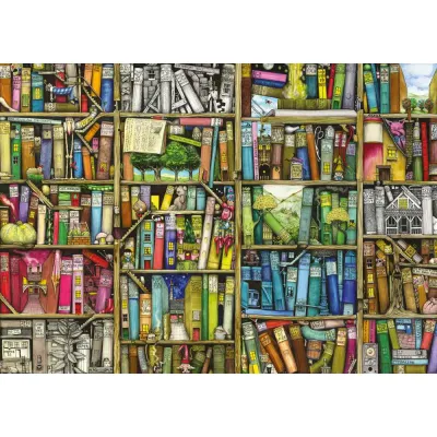 Ravensburger - Puzzle Colin Thompson libraria bizara 1000 piese design nou - ARTRVSPA00299