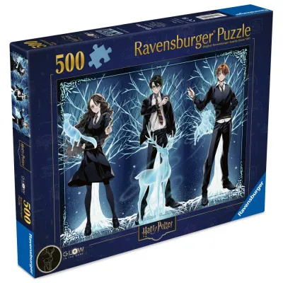 Ravensburger - Puzzle care straluceste in intuneric Harry Potter 500 piese - ARTRVSPA01509