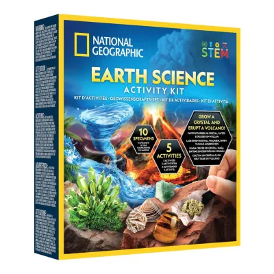 National Geographic - Set de explorare stiintele Pamantului experimente cu vulcani cristale si tornade - ARTNG22565