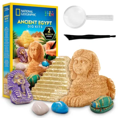 National Geographic - Set de excavare si descoperire comori si artefacte din Egiptul antic - ARTNG25863