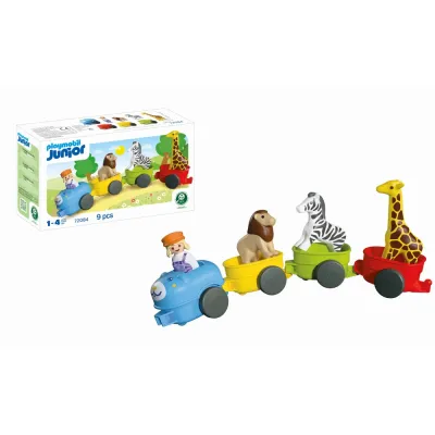 Playmobil - Junior Trenulet cu animale - ARTPM72084